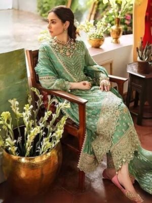 Unstitched luxury salwar suit