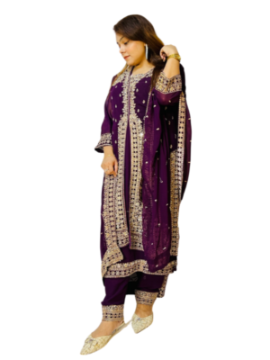 Original Delhi Boutiques Stitched Collections(Darkish Blue) Code_DBS-04_a