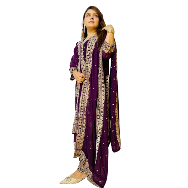 Original Delhi Boutiques Stitched Collections(Purple) Code_DBS-04